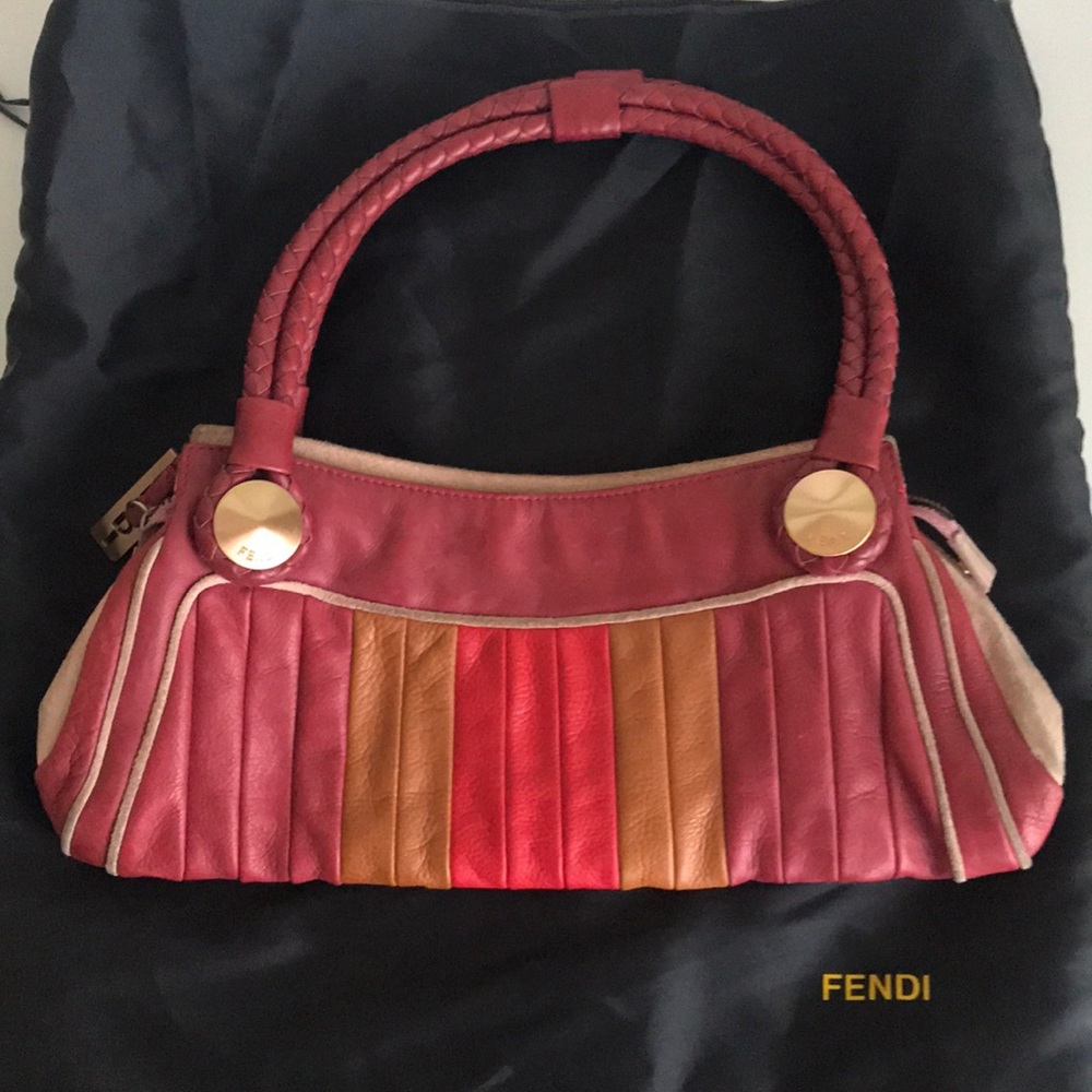 Fendi leather purse